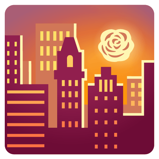 city sunrise bouquet