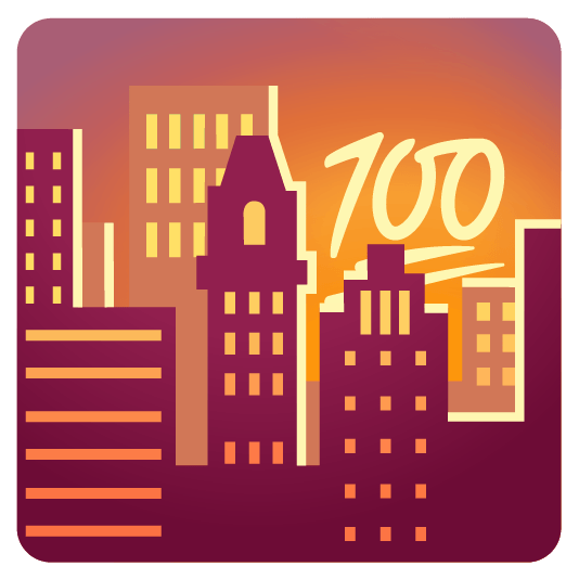 city sunrise 100