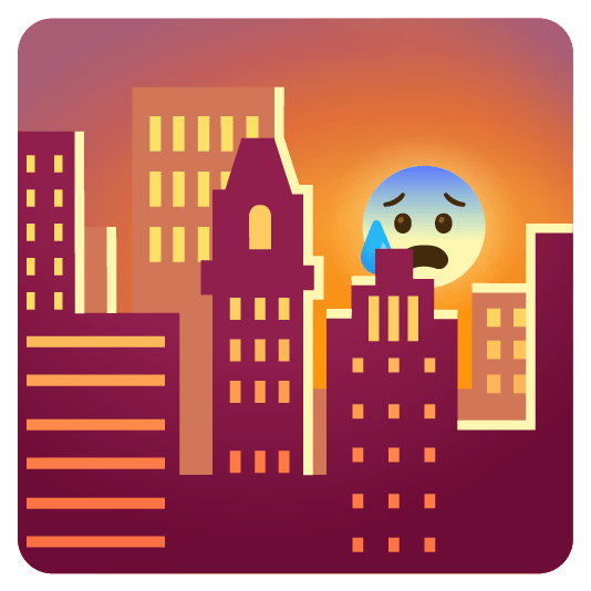 city sunrise cold sweat