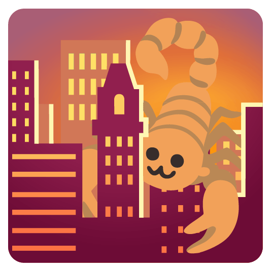 city sunrise scorpion