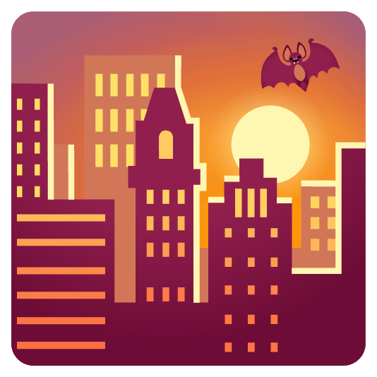 city sunrise bat