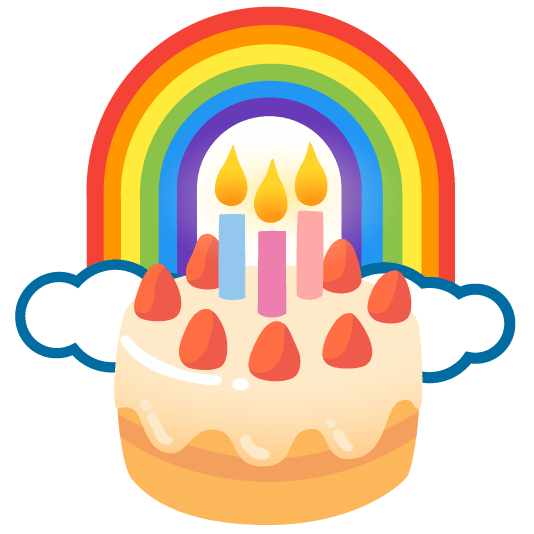 rainbow birthday