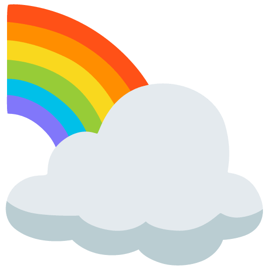 rainbow cloud
