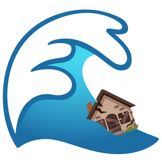 ocean derelict house building