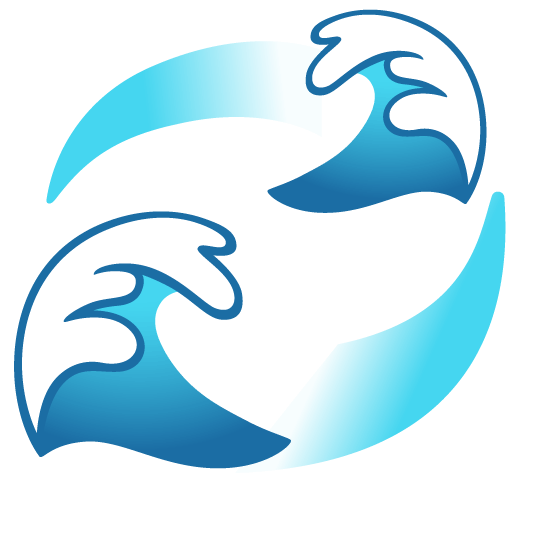 ocean revolving hearts