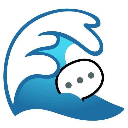 ocean speech balloon