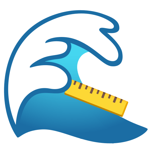 ocean straight ruler