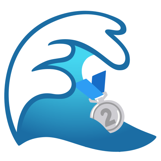 ocean second place medal