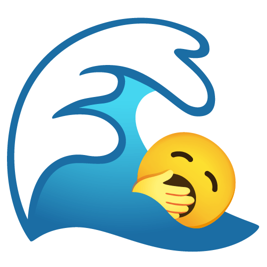 ocean yawning face