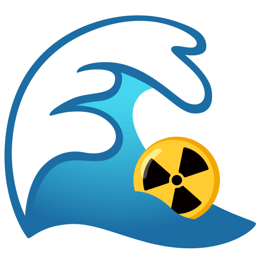 ocean radioactive sign