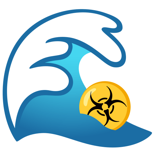ocean biohazard sign