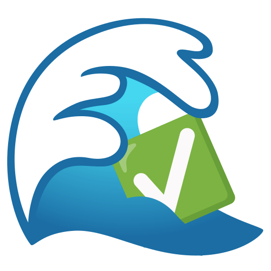 ocean white check mark