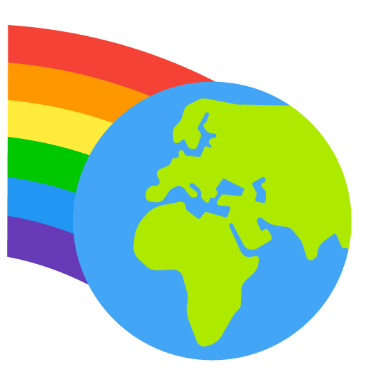 earth africa rainbow