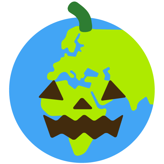 earth africa jack o lantern