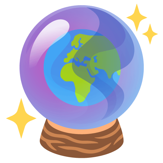 earth africa crystal ball
