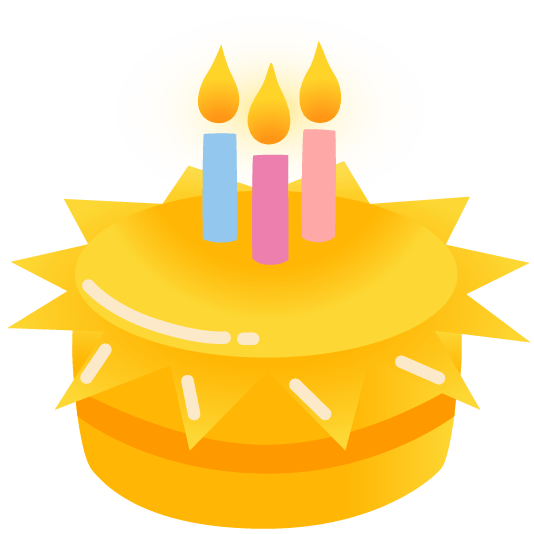 sun with face birthday