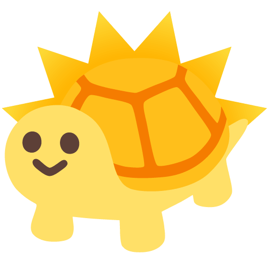 sun with face turtle