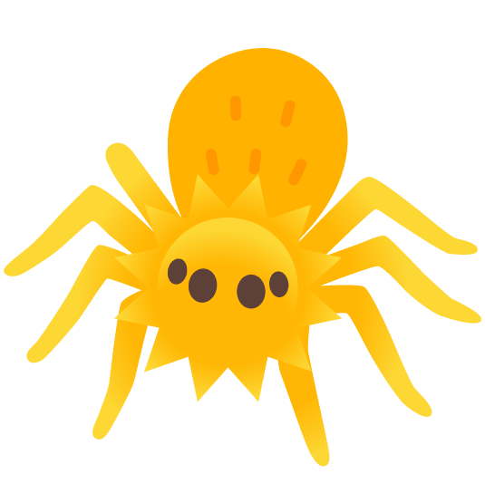 sun with face spider