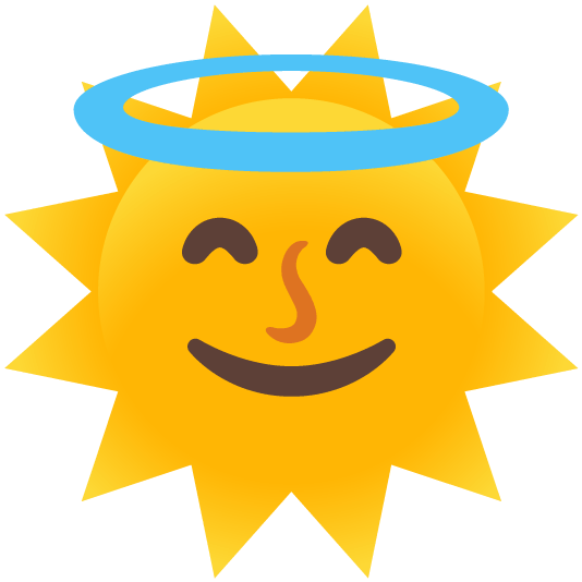 sun with face innocent
