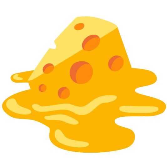 sun with face cheese wedge