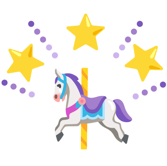 star2 carousel horse