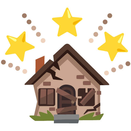 star2 derelict house building