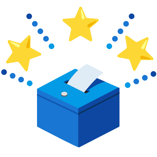 star2 ballot box with ballot