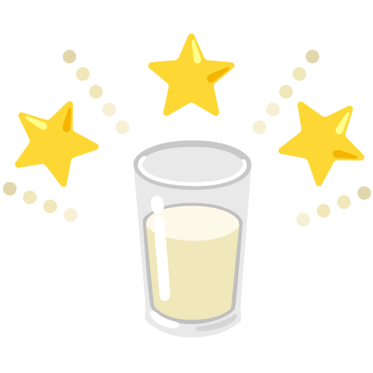 star2 glass of milk