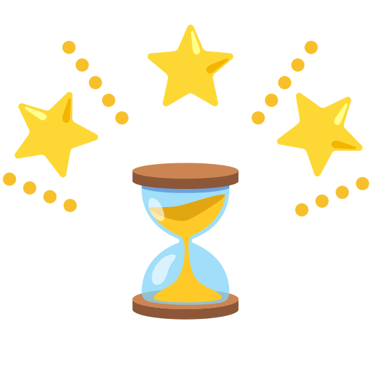 star2 hourglass flowing sand