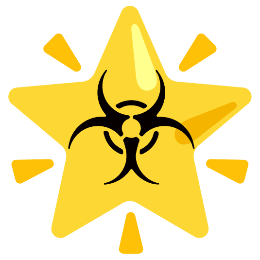 star2 biohazard sign