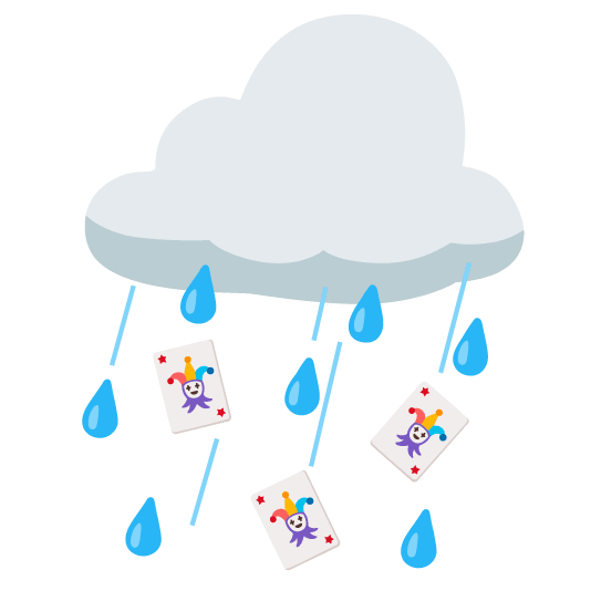 rain cloud black joker