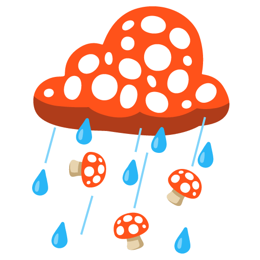 rain cloud mushroom