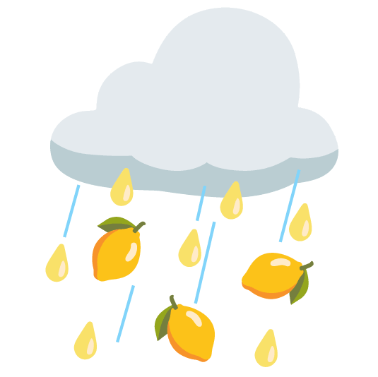 rain cloud lemon