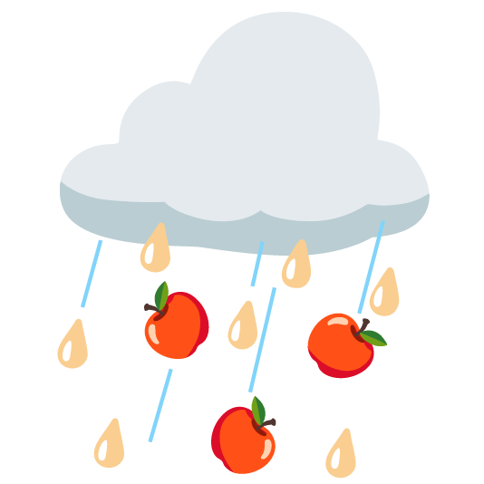 rain cloud apple