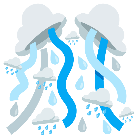 rain cloud confetti ball