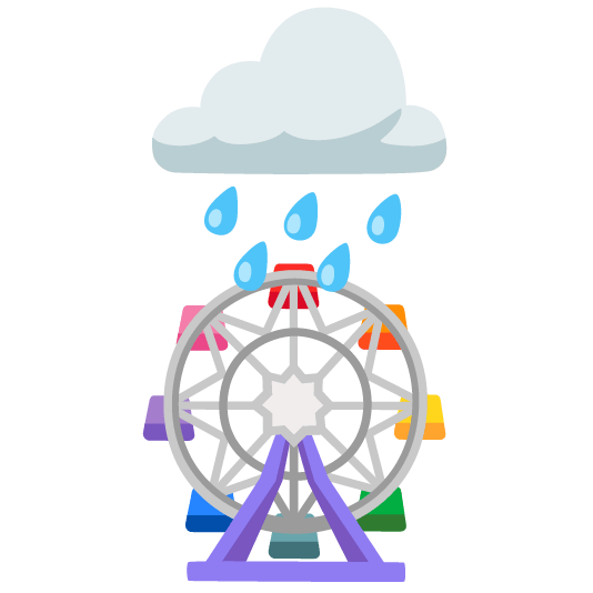 rain cloud ferris wheel