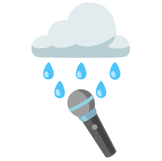 rain cloud microphone