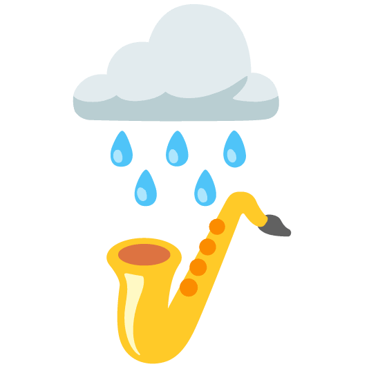 rain cloud saxophone
