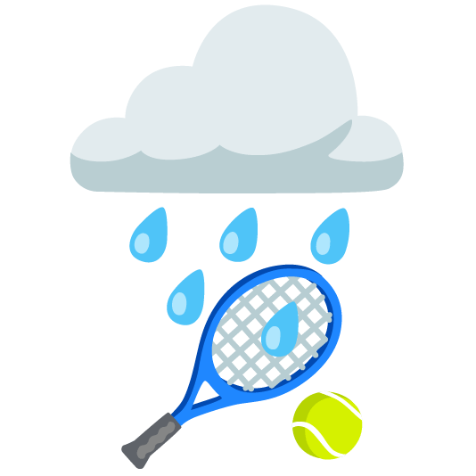 rain cloud tennis