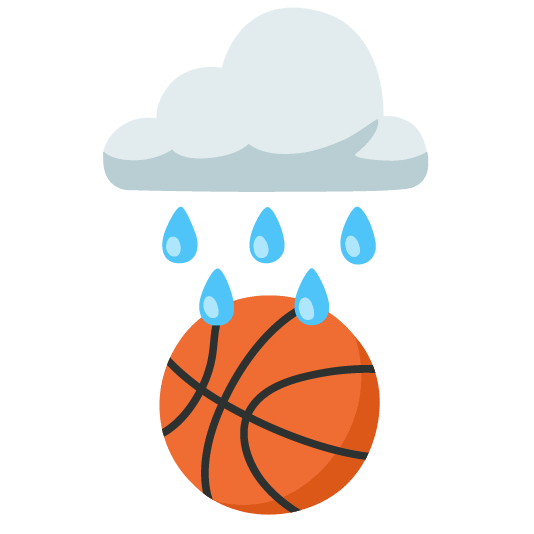rain cloud basketball
