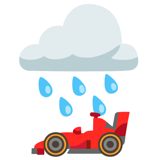 rain cloud racing car