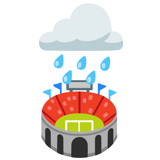 rain cloud stadium