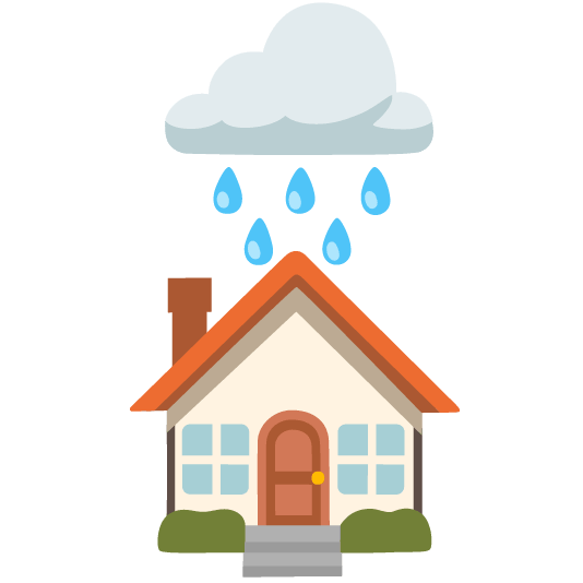 rain cloud house