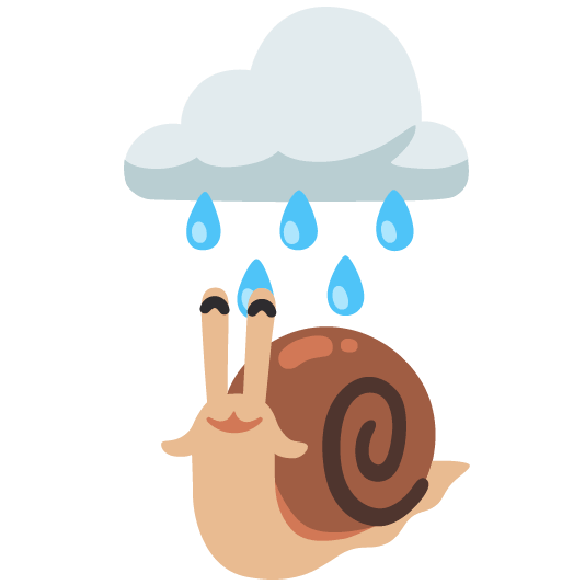 rain cloud snail