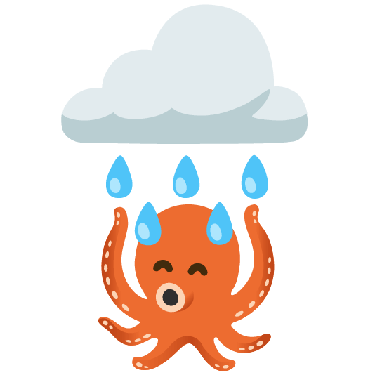 rain cloud octopus