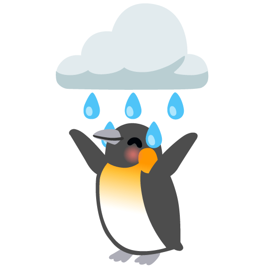 rain cloud penguin