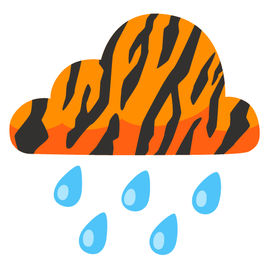rain cloud tiger