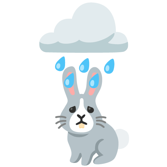 rain cloud rabbit