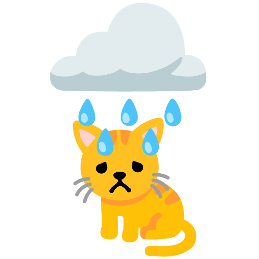 rain cloud cat