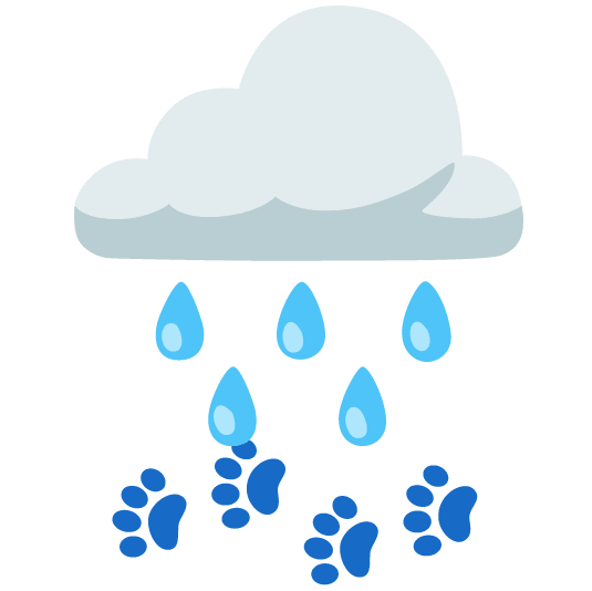rain cloud feet